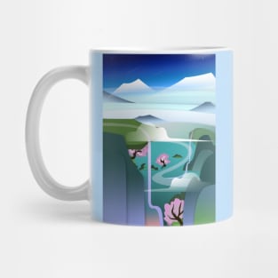 Abstract landscape Mug